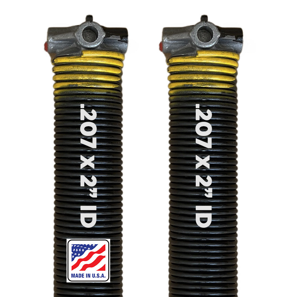 Garage Door Torsion Spring .207 Wire Gauge (Yellow)