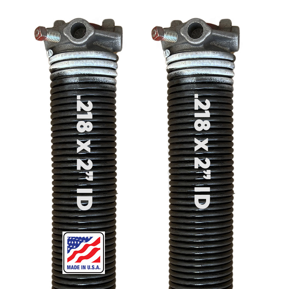 Garage Door Torsion Spring .218 Wire Gauge (White)