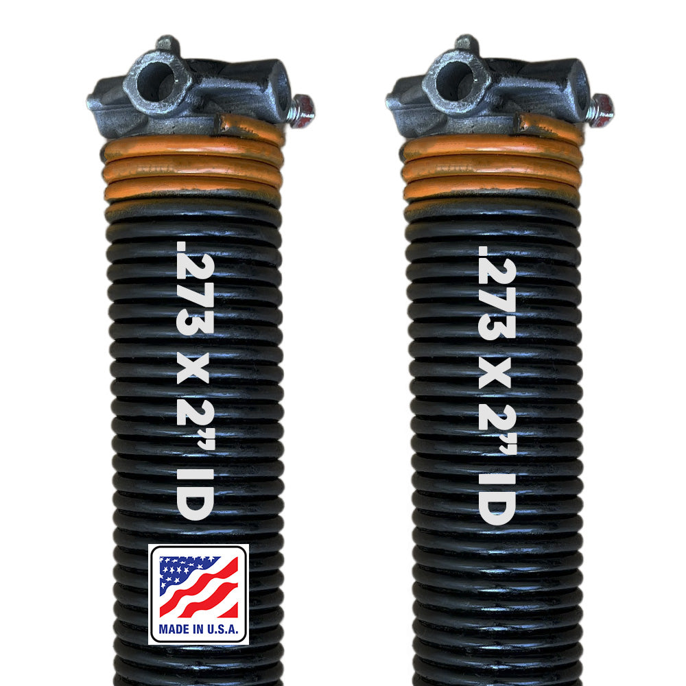 Garage Door Torsion Spring .273 Wire Gauge (Orange)