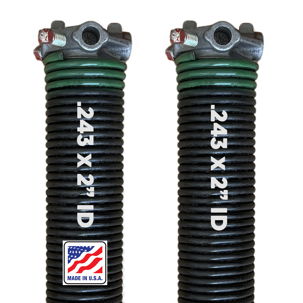 Garage Door Torsion Spring .243 Wire Gauge (Green)