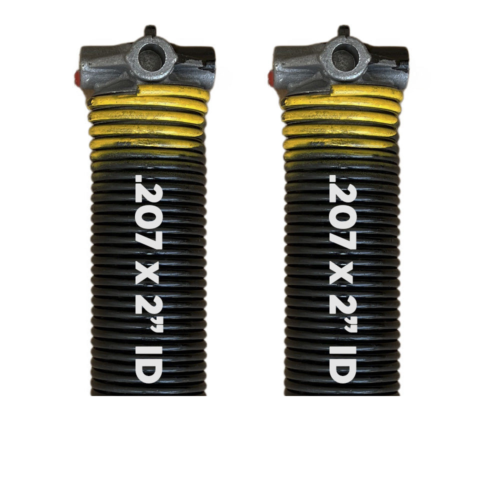 Garage Door Torsion Spring .207 Wire Gauge (Yellow)