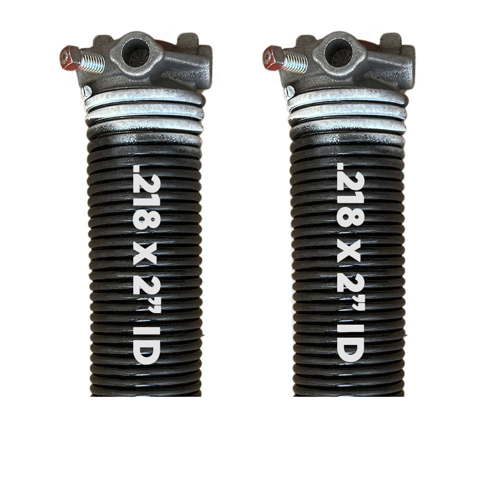 Garage Door Torsion Spring .218 Wire Gauge (White)
