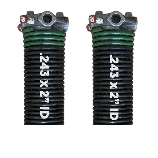 Garage Door Torsion Spring .243 Wire Gauge (Green)