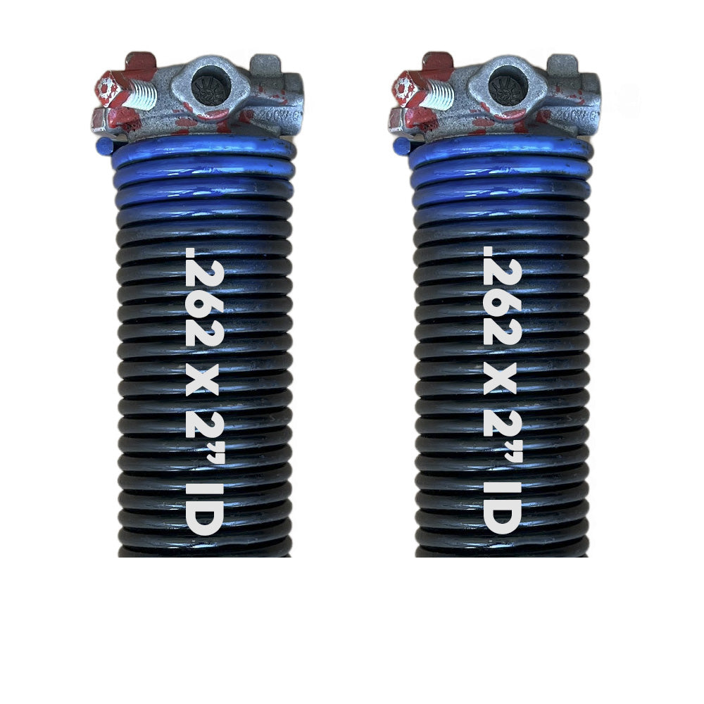 Garage Door Torsion Spring .262 Wire Gauge (Blue)